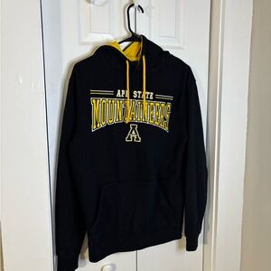 Colosseum Black and Yellow Mountaineers Hoodie